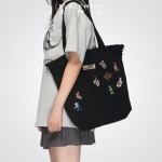 Black Myth Wukong Prints Black Canvas Bag